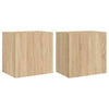 TV Wall Cabinets 2 pcs Sonoma Oak 40.5x30x40 cm Engineered Wood