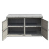 Outdoor PE Wicker Storage Bin Garden Patio 330L 2-Tier Rattan Deck Box with Lid