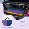 Lightweight PU Leather Exercise Mat for Yoga-Colorful