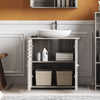 Grey Bathroom Under Sink Cabinet Basin Storage Cupboard Vanity Unit Furniture