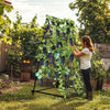 Garden Trellis A-Frame for Climbing Plant Vegetable Fruit Support Stand Full Set