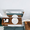 Wall Mounted Bathroom Mirror Cabinet Triple Door Shelf Storage Cupboard 900x600