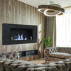 43" Bio Ethanol Fireplace Biofire Fire Wall Mounted/Recessed/Inset Burner +Glass