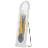 Full Length Mirror, Standing, Leaning or Wall Mirror, White