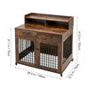 Wooden Dog Crate Pet Cage Indoor Furniture Large Dog House Kennel with Drawer UK