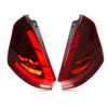 LED Red Tail Lights for Ford Fiesta MK7 MK7.5 2008-2020 Sequential Rear Lamps ✅
