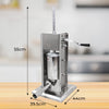 3L Sausage Stuffer Machine, 5 Funnel Sizes, Household and Commercial Kitchen
