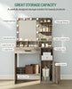 Dressing Table With Drawers Mirror Stool Set Makeup Desk Vanity Table Bedroom