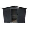 Metal Garden Shed 6 X 8 FT Garden Storage Vents Grey STATELY STORE