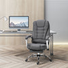 Vinsetto Computer Office Chair Home Swivel Task Recliner w/ Footrest, Arm, Grey