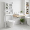 Slim Over The Toilet Storage Cabinet Wooden Bathroom Toilet Organizer Shelf Unit
