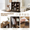 Costway 8-Cube Storage Bookcase Wooden Bookshelf Side Cabinet Display Rack