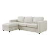 Dusk Soho Natural Linen Look Left Hand Storage Chaise Sofa RRP £859
