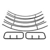 240cm Double Circle Metal Hoop Wedding Backdrop Arch Stand Flower Balloon Hoops