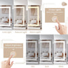 58 x 48 cm Hollywood Light Up Mirror Touch Screen Control Vanity Make Up Mirror