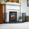 Large Five-Fold Steel "Secura" Fire Guard - Fireside Safety