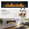 Bio Ethanol Fireplace Biofire Fire Stainless Steel Wall Glass 1400 x 400 Modern