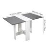 Home Folding Dining Table Wooden Office Desk Workstation Kitchen Standing Desk
