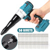 Cordless Electric Blind Rivet Gun Automatic Pop Gun for Makita 18V Hand Tools