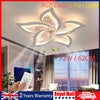 RGB LED Ceiling Fan Light Dimmable Chandelier Living Room Lamp W/ Remote Jagqcgq
