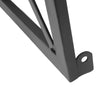 Wall Mounted Wine Rack Gin Shelf Rack Bottle 5 Glass Holder Home Bar 1 Layer