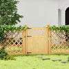 Wooden Garden Gate Pedestrian Privacy Fence Gate Porch Decorative Fence Panel