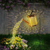 Solar Watering Can Light Garden Outdoor Waterproof Kettle Yard Art Lamp Decor UK