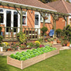 Wooden Garden Planters Flower Plant Pot Window Box Raised Bed Basket Multi Shape