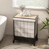 Costway Laundry Hamper 110L Large Capacity Handwoven Rattan Laundry Basket