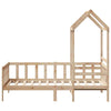 Day Bed with Roof 90x200 Solid Wood Pine G3J2