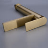 Brass Bathroom Basin Mixer Tap Sink Faucet Single Hole Deck Mounted Brushed Gold