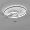 Square/Ring LED Ceiling Lamp Cool White Light Chandelier Fixture Bedroom Living