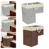 Stair Basket with Handles Foldable Stair Basket Stair Basket for Carpeted Stairs