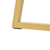 ROUND DINING TABLE FOR 4 PEOPLE CIRCULAR MODERN DINING TABLE WITH GOLD METAL LEG
