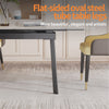 1.8m Extendable Dining Table Stretchable Marble Kitchen Table Festival Banquet