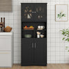 Freestanding Pantry Cabinet Kitchen Cupboard Sideboard Cabinet w/ Shelves