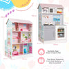 Wooden Doll House and Play Kitchen Double Sided Dollhouse Barbie