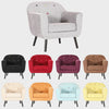Sofa Modern Scandinavian Bucket Tub Chair Seat Modern Armchair Fabric 2 3 Seater