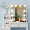Dressing Table With Drawers Mirror Stool Set Makeup Desk Vanity Table Bedroom