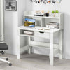 Compact Computer Workstation Home Office Desk with Open Shelf
