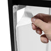DJ Disco Booth Stand Mixer Shelf Foldable Portable Screen Black & White Lycra