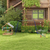 Kids Wooden House Designed Sandbox Children Outdoor Toy Set Garden Pit NEW UK