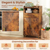Kitchen Storage Cabinet 2 Door Buffet Sideboard with 2 Drawers Brown