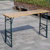 Wooden Folding Picnic Beer Table Outdoor Garden Patio Pub Bistro Bench Desk