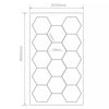 14 Hexagon LED Lighting Car Detail Van Garage Workshop Retail Lighting Barber