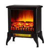 NEW Electric Fireplace Heater Black Stove w/ LED Flame Effect Freestanding