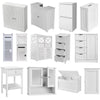 Bathroom Bedroom Cabinet Shelf Cupboard Storage Unit Free Standing Floor Wall