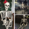 3/5ft Posable Halloween Hanging Human Skeleton Haunted House Party Prop Spooky
