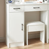 White Dressing Table With Drawers Mirror Stool Set Makeup Desk Vanity Table UK