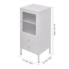 Office Filing Cabinet Storage Display Cupboard Metal Organizer with Drawer Door